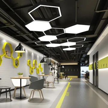 Modern Nordic Hexagon LED Pendant Light