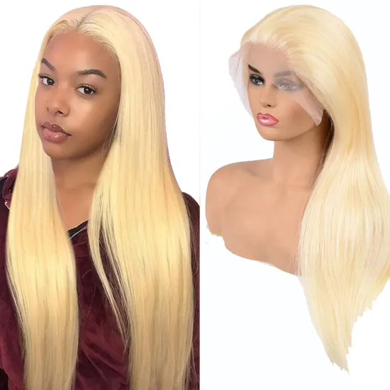 SPARK Brazilian Human Hair Lace Front Wig,Straight Virgin Hair Lace Wig For Black Women, Pre Pluck Lace Wig With Baby Hair