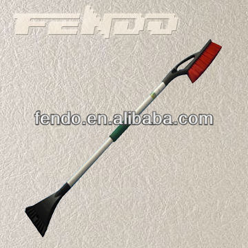 High Quality Adjustable Car Soft Snow Brush With Ice Scraper