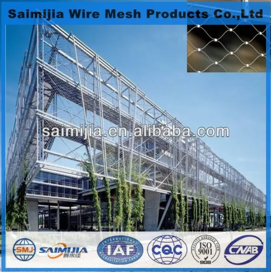 Green plant climbing rope netting quality guarantee