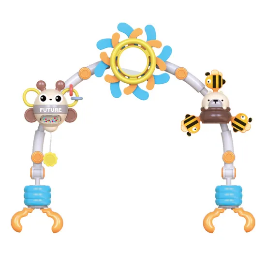 Sensory Toys Bed Hanger Rattles for Newborns