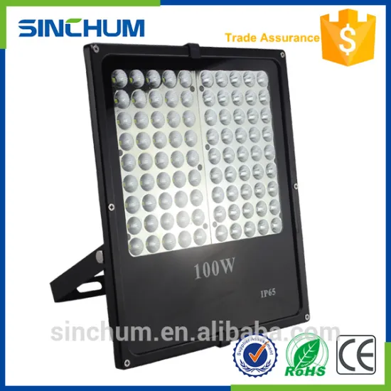 LED Floodlight100w high level waterproof outdoors thicken die-cast aluminium shell LGchip temperature glass