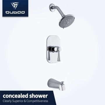 Bathroom Sanitary Ware Wall Mount Brass Shower Faucet