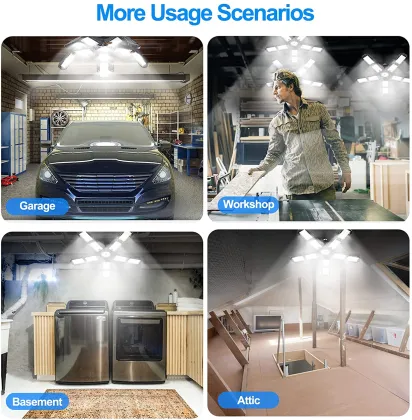 Deformable High Brightness Adjustable LED Garage Lights
