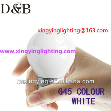 G45 white round bulb