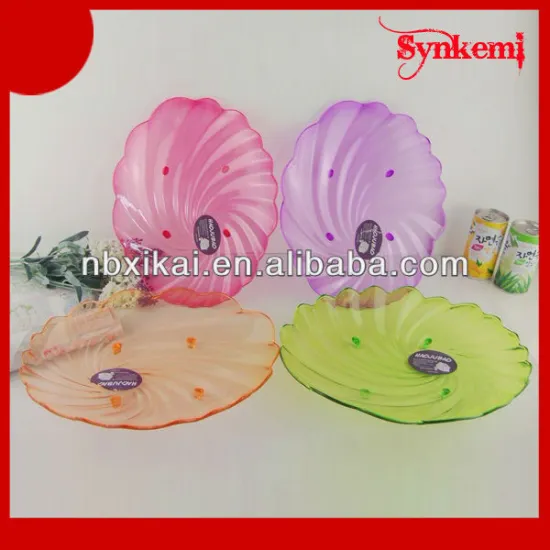 Fancy reusable plastic plates