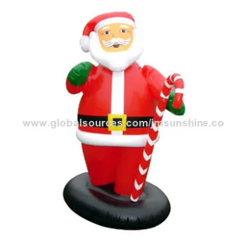 New Brand Advertising Inflatable Replicas Santa Claus for Christmas, Made of Oxford Fabric
