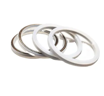 Upe PTFE Double Spring Energized Seals for Low Temperature Resistance in LNG Dispensing Guns or Compressors