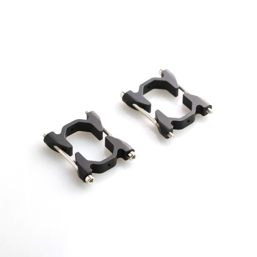 30X30mm Horizontal Octagon Black carbon fiber Tube Clamp