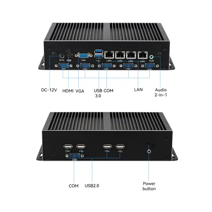 Intel 4LAN 6COM Industrial Computer