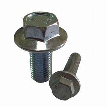 Hex Flange Bolt, Plain, Black, Zinc Yellow, HDG And Dacromet