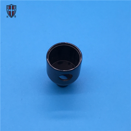 precision machining zirconia ceramic cap lid cover sleeve