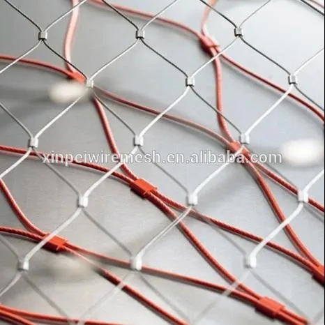 Hand-woven flexible stainless steel cable mesh,X-Tend stainless steel cable wire mesh
