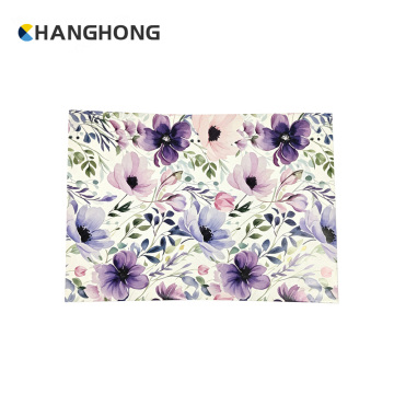 Purple Watercolor Flower Wrap