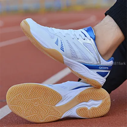 Men Women Professional Volleyball Shoes Breathable Lightweight Non-slip Sole Sneakers Wear-Resistant Volleyball Trainers