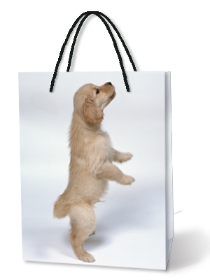 Cute Dog Pattern Shopping Bag