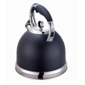 pour over spout tea kettle black color