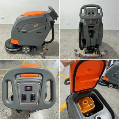 2024 New Hand Push Floor Scrubber Machine