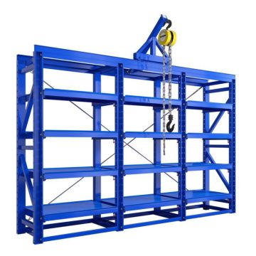 Factory Price Multifunctional Blue Metal Mold Rack Storage Shelves