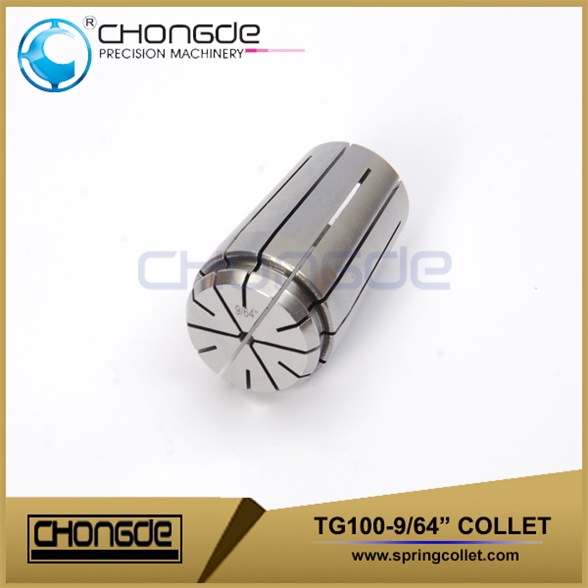 Mandrin de perçage Collet TG100-9/64&quot; Plage de serrage 0,140&quot;-0,120&quot;