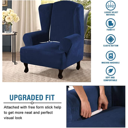 Elegant Luxury Real Velvet Plush Sofa Cover