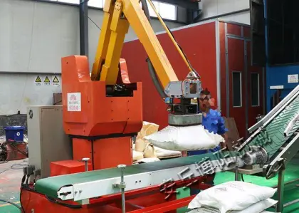 Kuka Manipulator Robot Arm Palletizer Machine AGV Carton Loading Automation