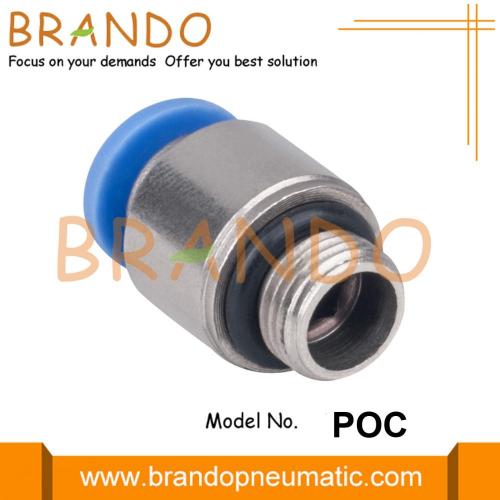 1/4'' Male Straight Push In Pneumatic Hose Fittings