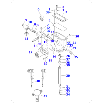 Excavator PC2000-8 Crankshaft Connecting Rod Assembly MT-270665А