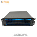 3U 144 Cores SC Duplex Fiber Optic กล่องเลิกจ้างแผงแพทช์