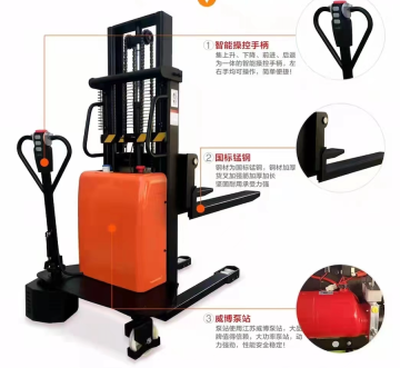 New Condition Battery-Powered Mini Manual Automated Hand Forklift Stacker for Construction Industries