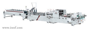 CE-High speed Corrugated paper Folder gluer (Automatic deflection correction)-ISEEF