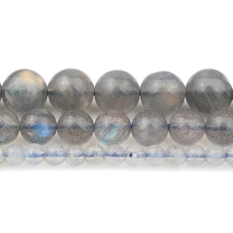 Round Natural Stone Beads for DIY Bracelets