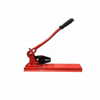 Red Color 24 Bench Swager for Wire Rope: Tools for Crimping Oval Aluminum Crimps and Cutting Cable