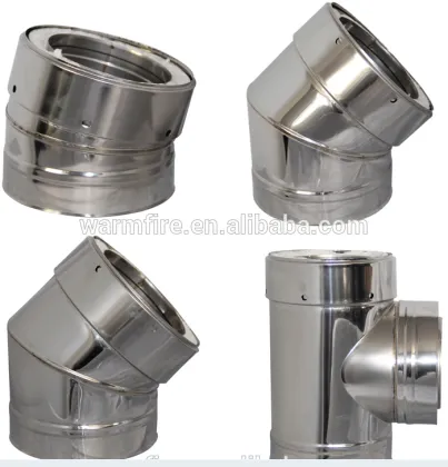 double wall insulated fule pipes fittings sets