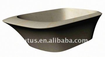 VITAS195-GL cultured marble bathtub