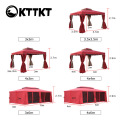 Utomhus camping romersk mongolisk rymlig pergola