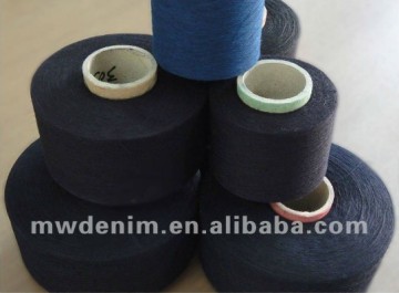 40/1 indigo yarn waxed for knitting