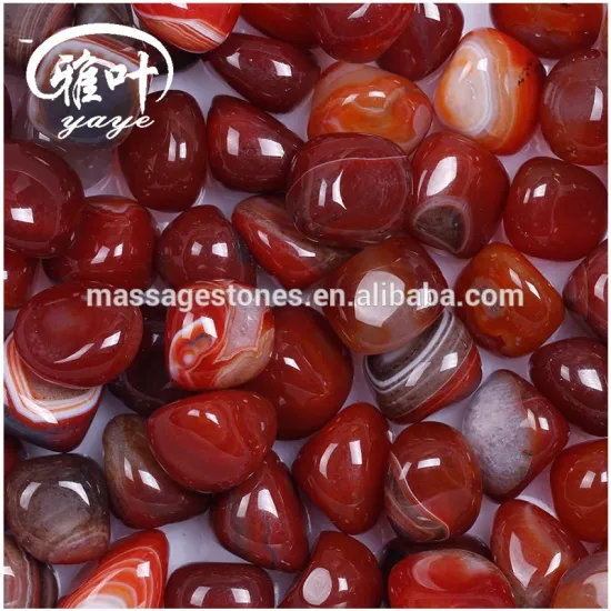 Pebbles&Cobbles Stones Carnelian/Red Agate Tumbled Stones Bulk