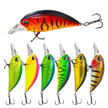 Seafox Manufacturer 70mm 16g Multi-color Floating Crankbait Lure