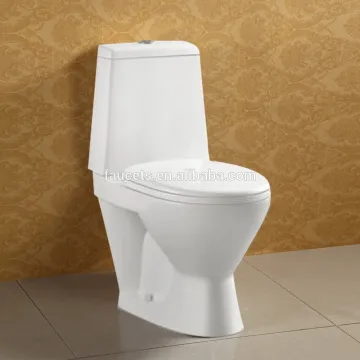 Freestanding White Ceramic Two Piece Toilet