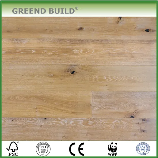 Natural White Wash Oak Engineered wood Flooring