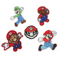 Logo van Super Mario-animatieborduurwerk