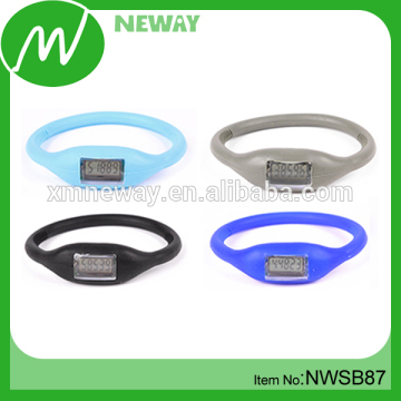 Promotion Item Silicone Watch Band Cheap Pedometer