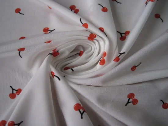 wholesales 4020 semi shining printed stretchable nylon fabrics