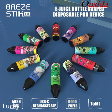 Breze Stiik Fit 6000 Puffs Cloud City UK