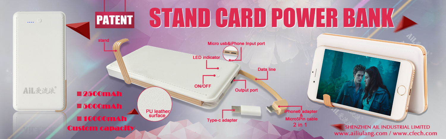 4 In 1 card power bank 2017