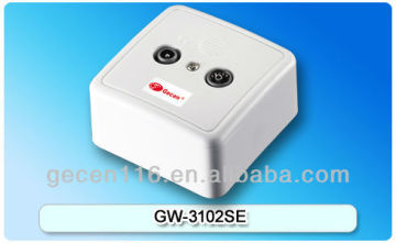2013 New SAT/TV/FM Wall socket GW-3102SE