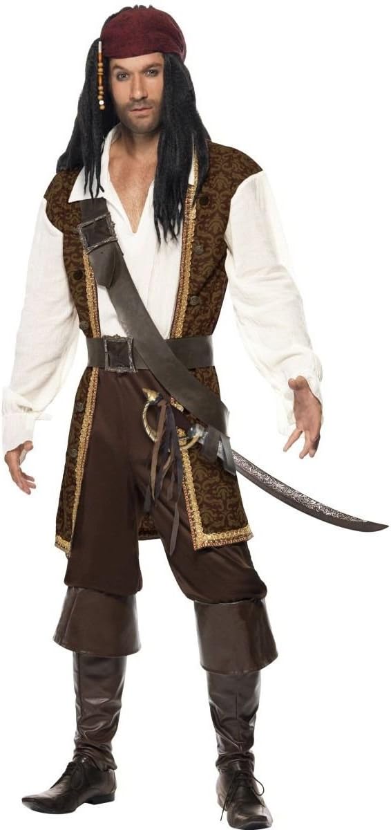 Men Halloween High Seas Pirate Costume