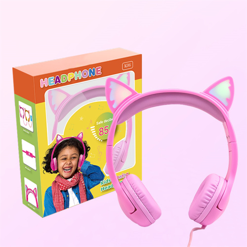 Casque de contrôle de volume de 3,5 mm apprenant le casque pour enfants