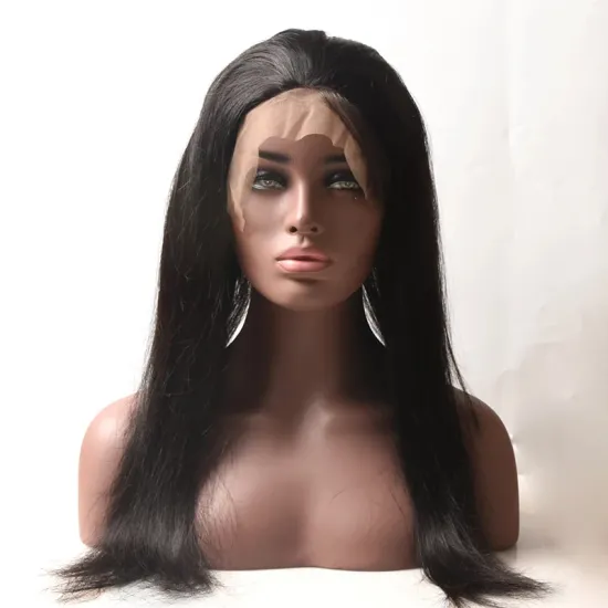 Vendor Hd Transparent Swiss Lace Front Wig Human Hair 360 Lace Frontal Wig Straight Glueless Brazilian 100% Virgin Full Lace Wig